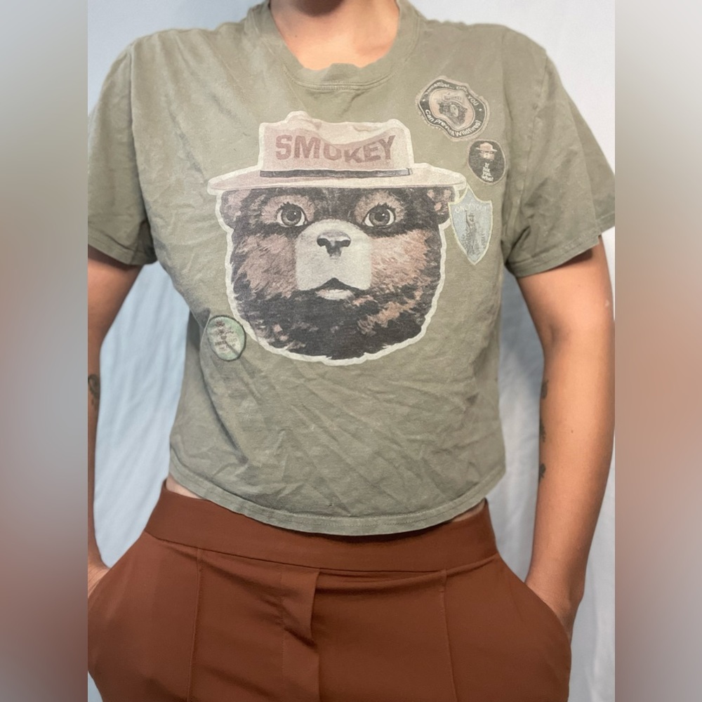 Smokey the Bear Crop Top